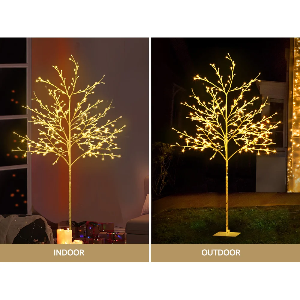 5FT / 1.5M LED Twig Christmas Tree – Pre-lit 304 Warm White LED Lights - Image 6