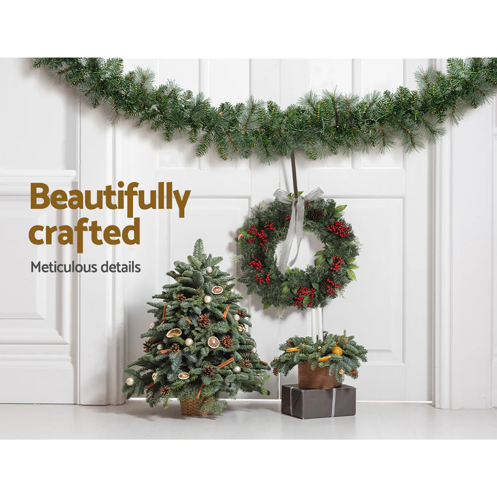 1.8m Christmas Garland with LED Lights – Festive Party Decoration - Image 8
