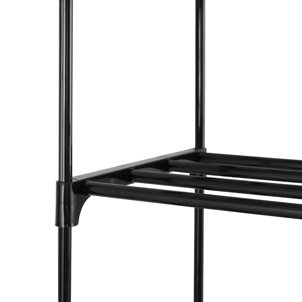 10-Tier Shoe Rack – Black (Holds Up to 20 Pairs) - Image 5
