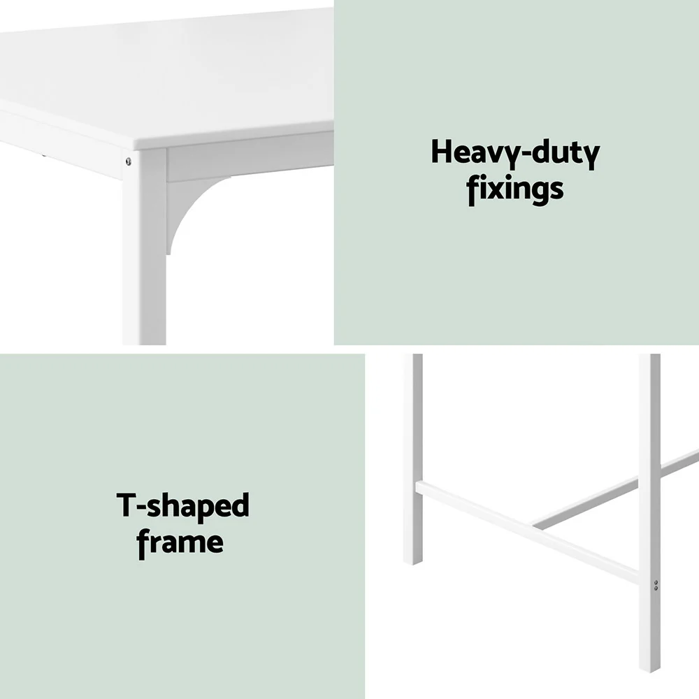 105cm High Bar Table White - Image 7