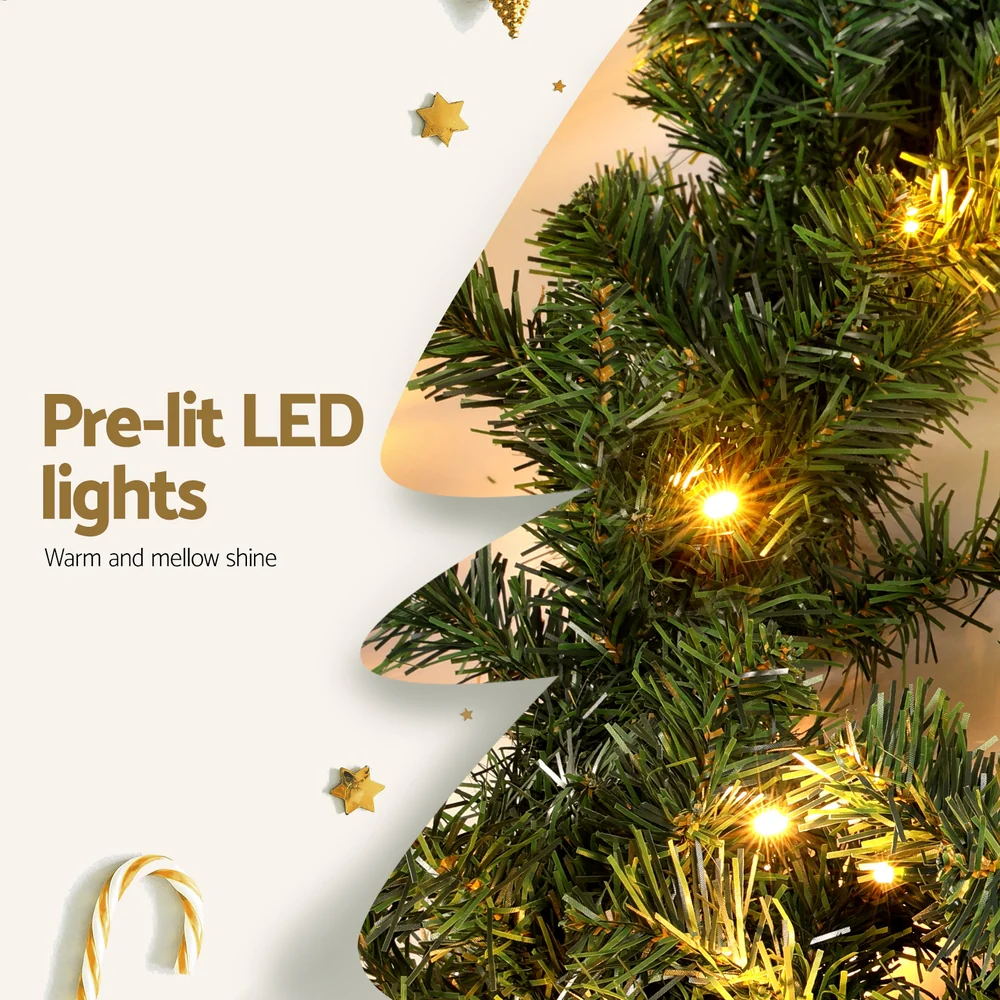 10M Christmas Garland LED Lights Party Xmas Decorations 700 TIPS - Image 6