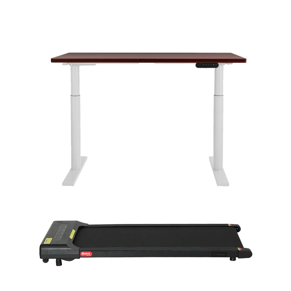 120cm Automatic Standing Desk with 400mm Electric Walking Pad Treadmill - Image 3