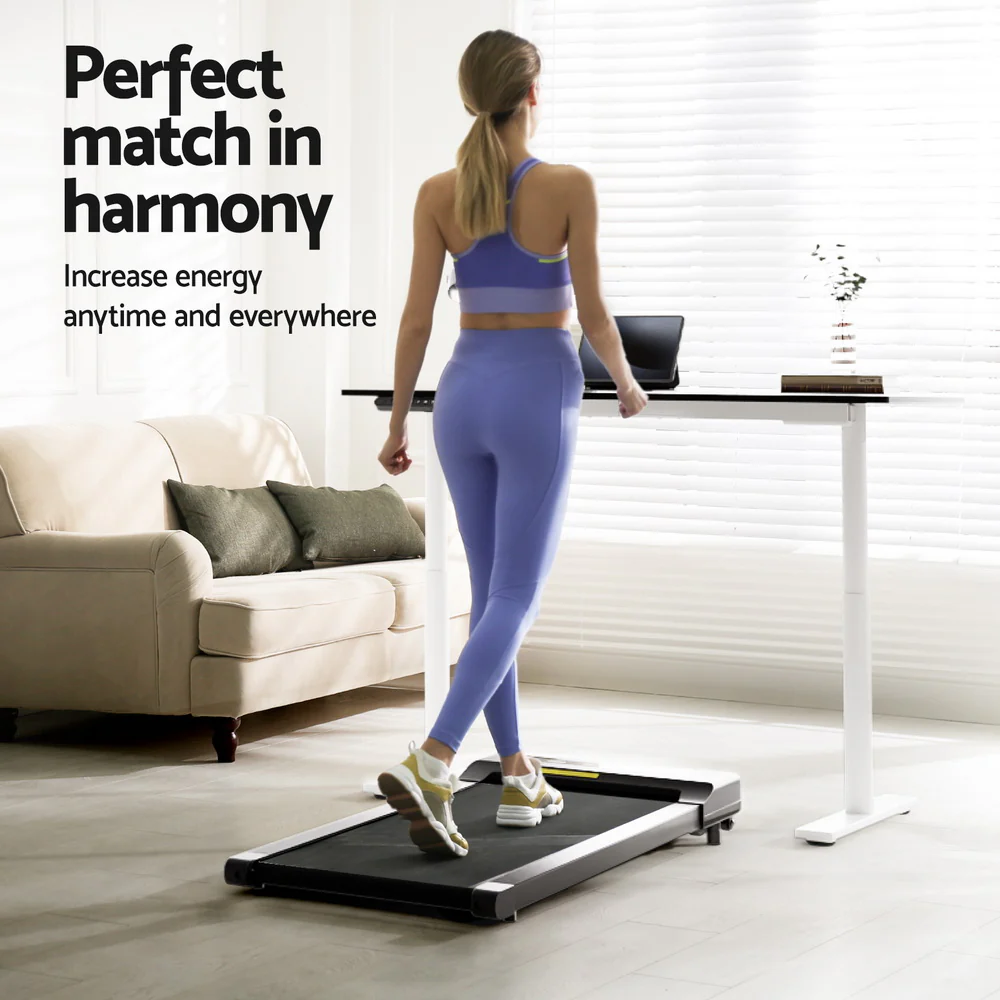 120cm Automatic Standing Desk with 400mm Electric Walking Pad Treadmill - Image 4