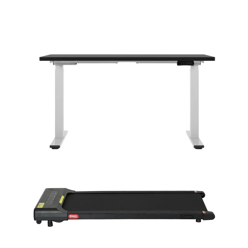 120cm Automatic Standing Desk with 400mm Electric Walking Pad Treadmill - Image 3