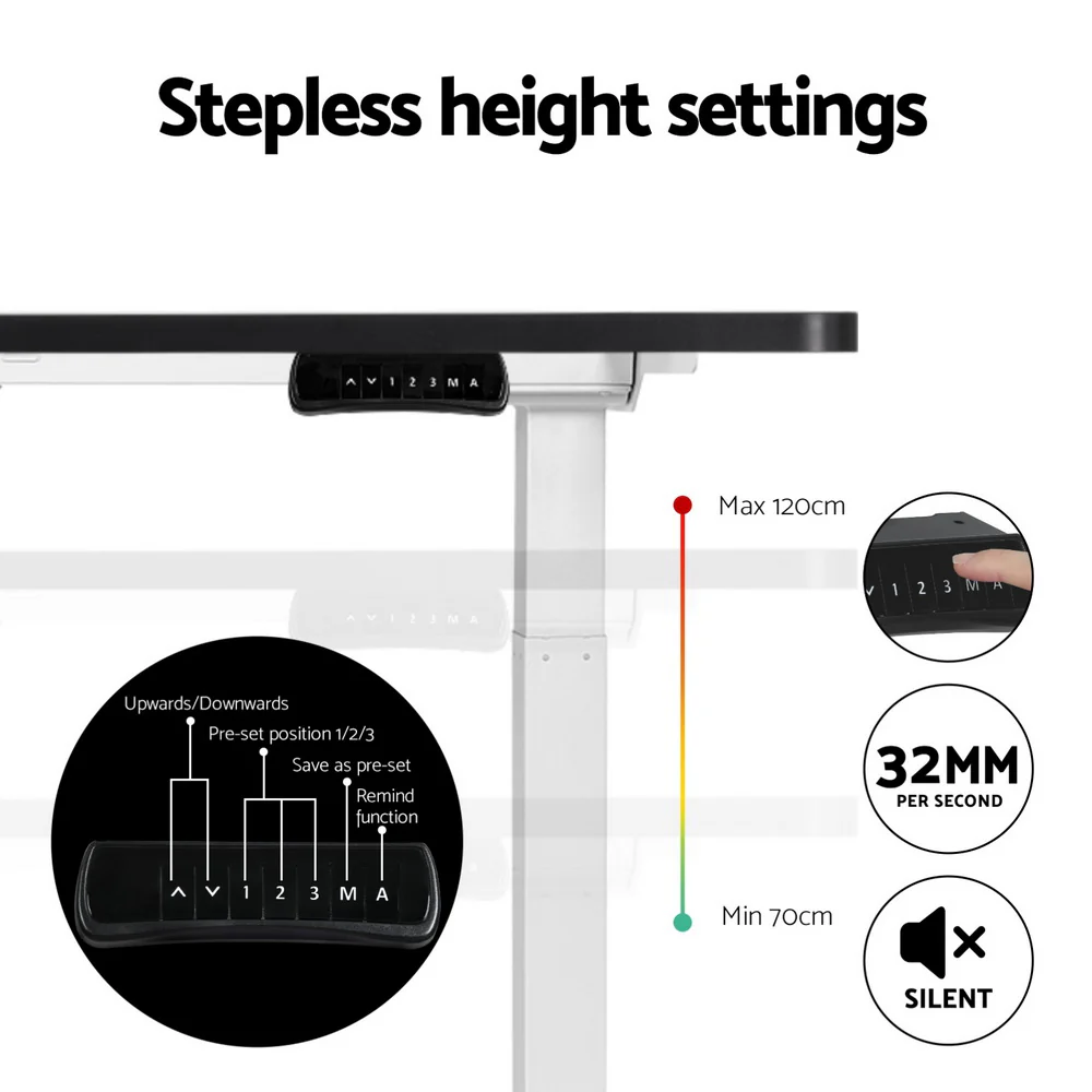 120cm Automatic Standing Desk with 400mm Electric Walking Pad Treadmill - Image 5