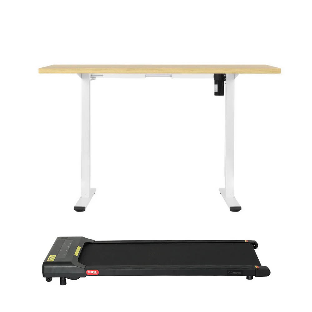 120cm Automatic Standing Desk with 400mm Electric Walking Pad Treadmill - Image 3