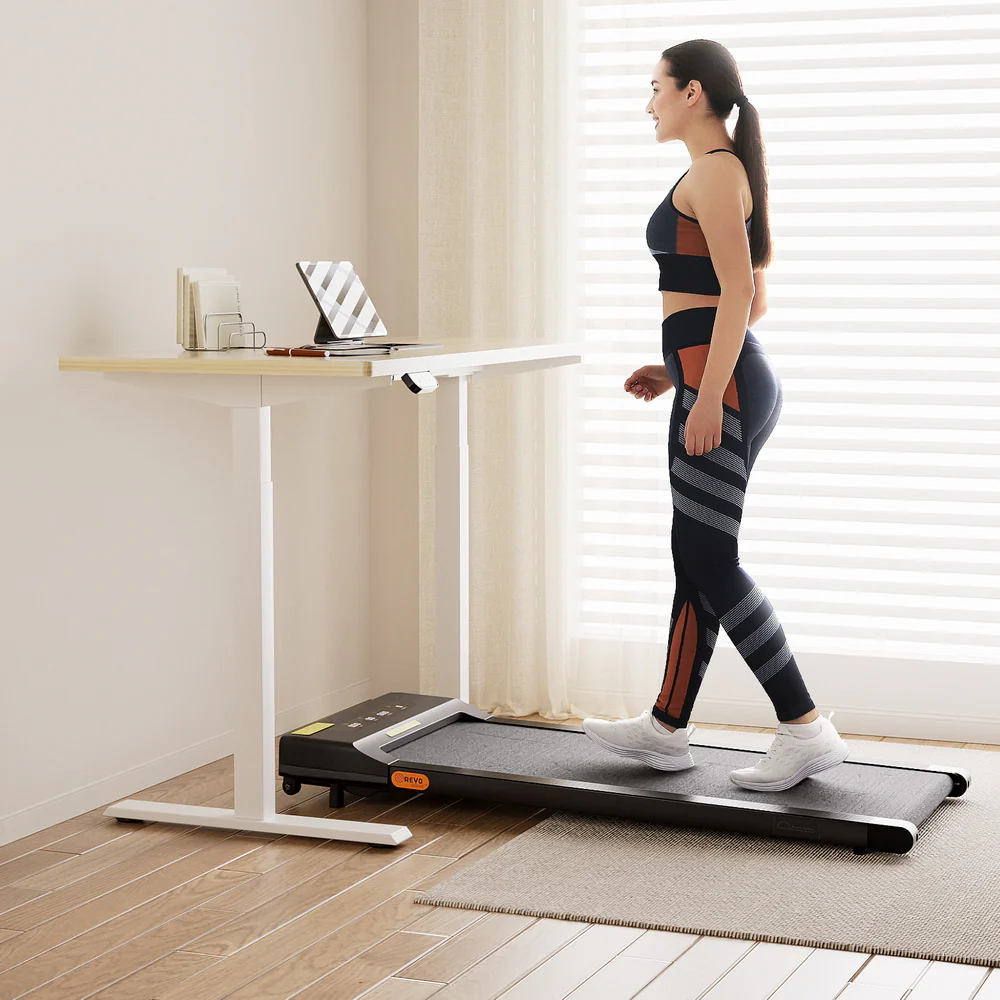 120cm Automatic Standing Desk with 400mm Electric Walking Pad Treadmill - Image 7
