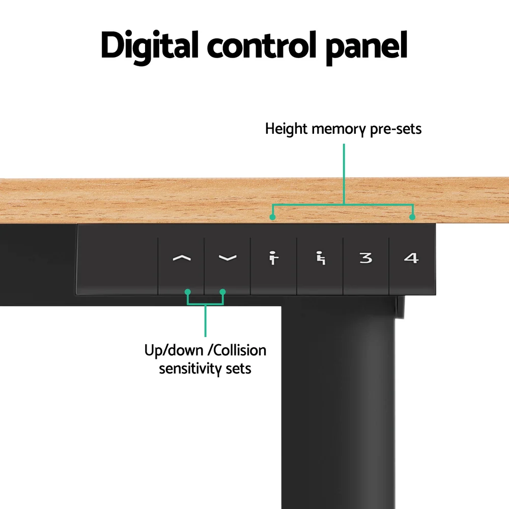 120CM Electric Standing Desk Sit Stand Desks Home Office Computer Desk - Image 5