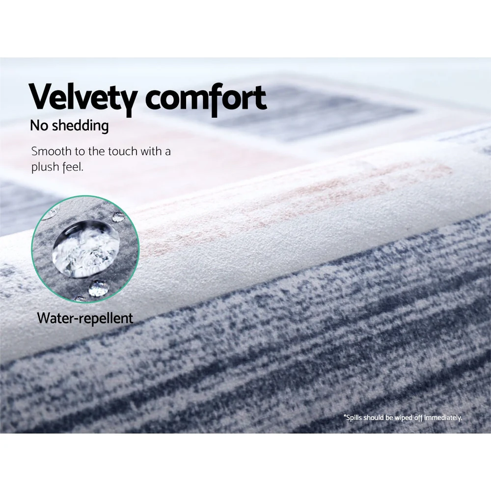 120x170cm Area Rug Large Carpet Soft Short Pile Modern Oblo - Image 5