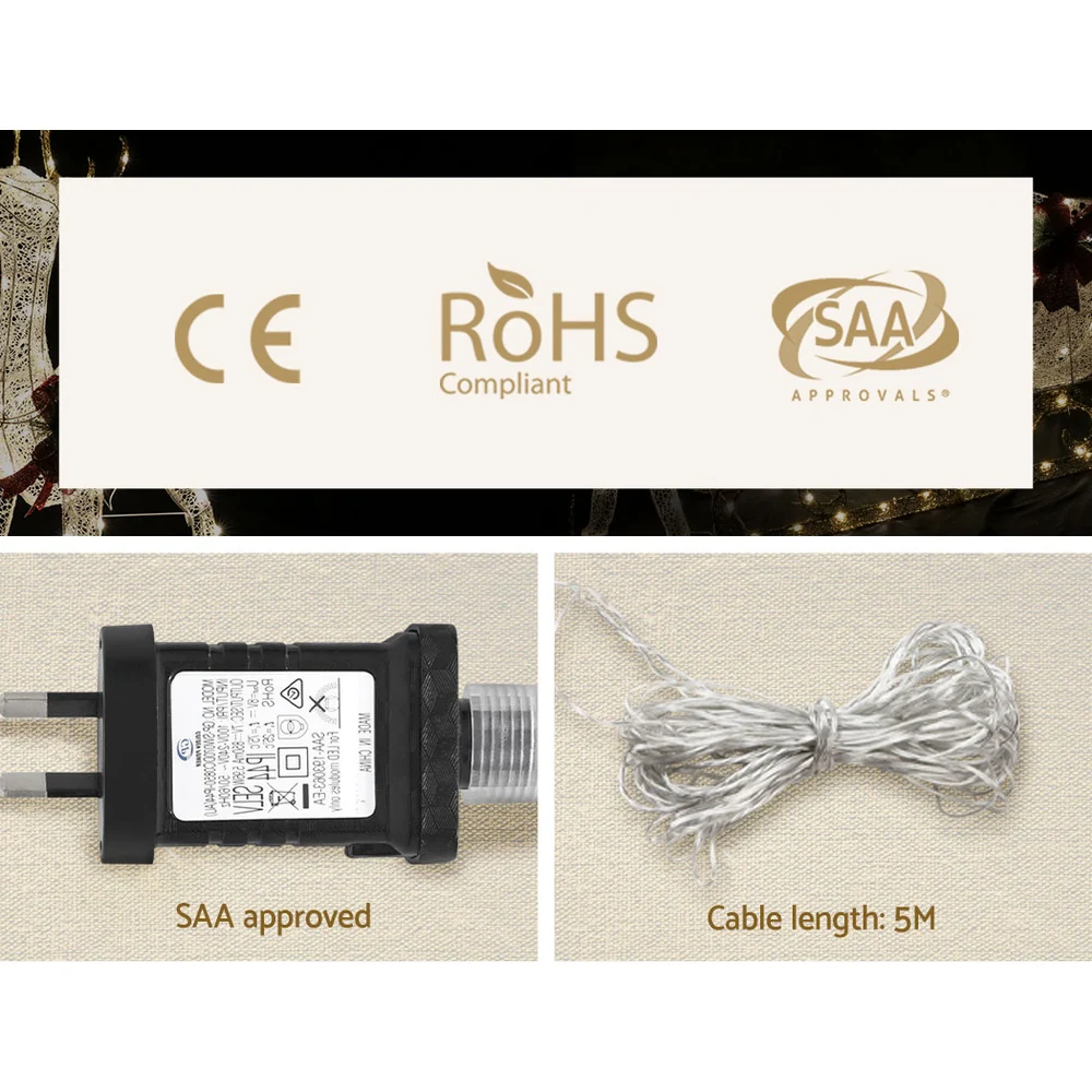 12M Christmas Lights Shower Light 960 LED Falling Metor - Image 5