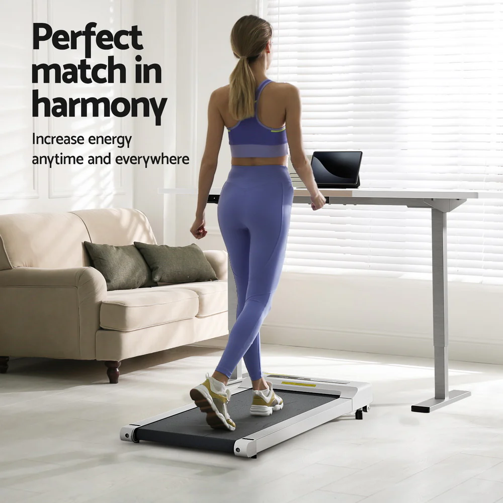 140cm Automatic Standing Desk with 360mm Electric Walking Pad Treadmill - Image 4