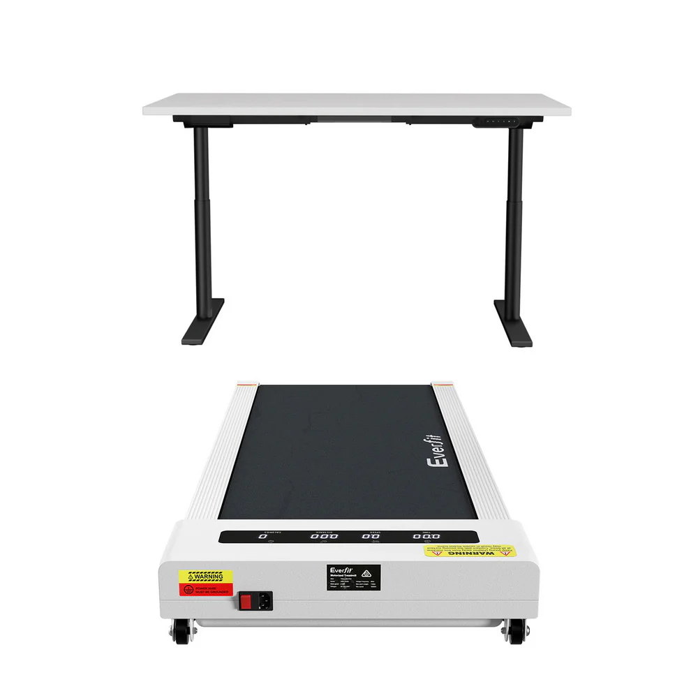 140cm Automatic Standing Desk with 360mm Electric Walking Pad Treadmill - Image 3
