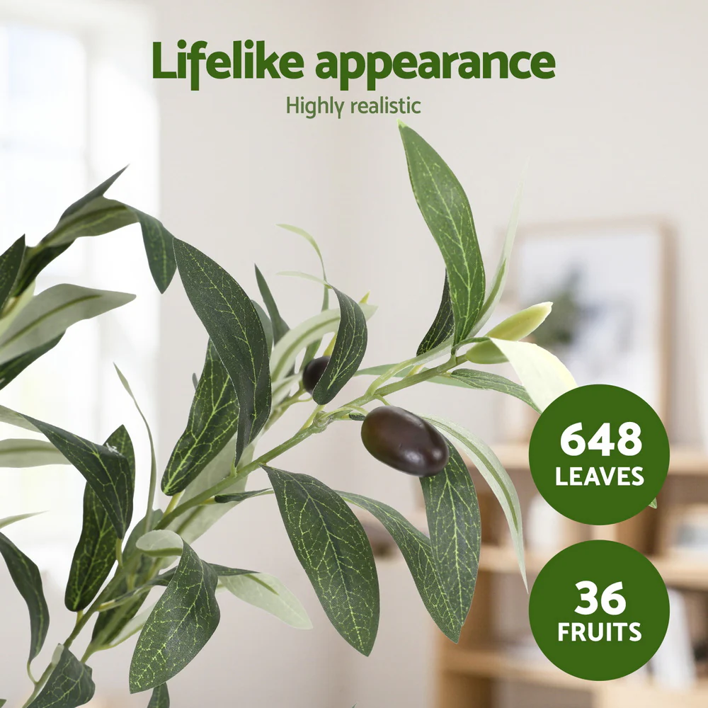 155cm Artificial Olive Tree Faux Trees Indoor Decor Artificial Plants Lifelike Plant - Image 6