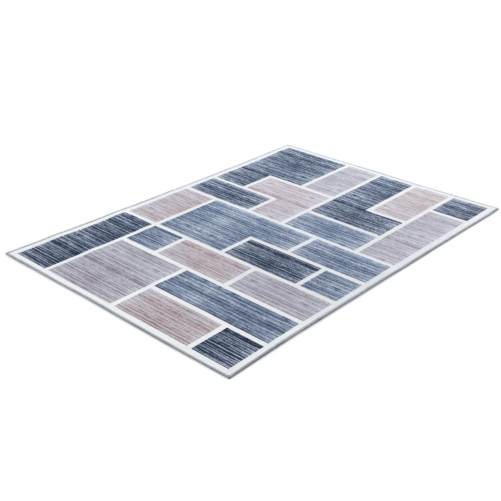 160x230cm Area Rug Large Carpet Soft Short Pile Modern Oblo - Image 3