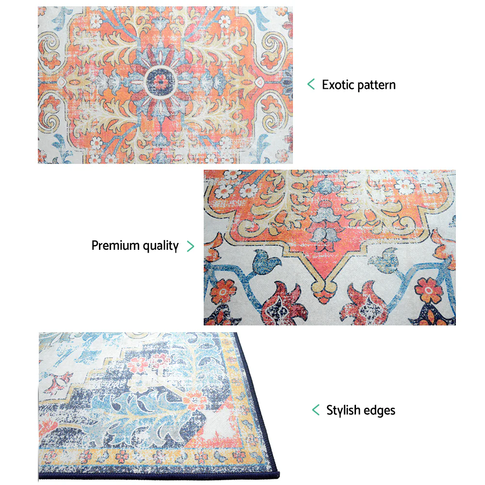 160x230cm Area Rug Large Carpet Soft Short Pile Modern Yasmin - Image 4