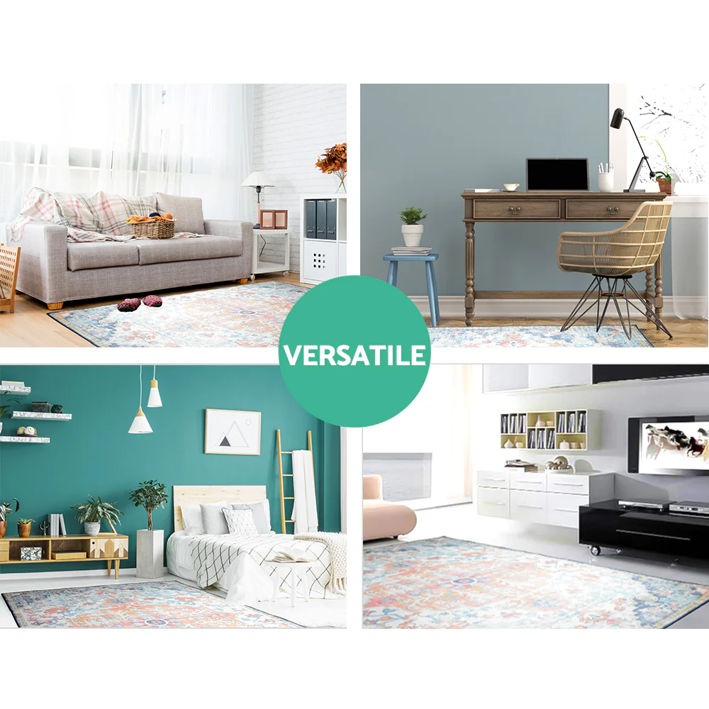 160x230cm Area Rug Large Carpet Soft Short Pile Modern Yasmin - Image 6