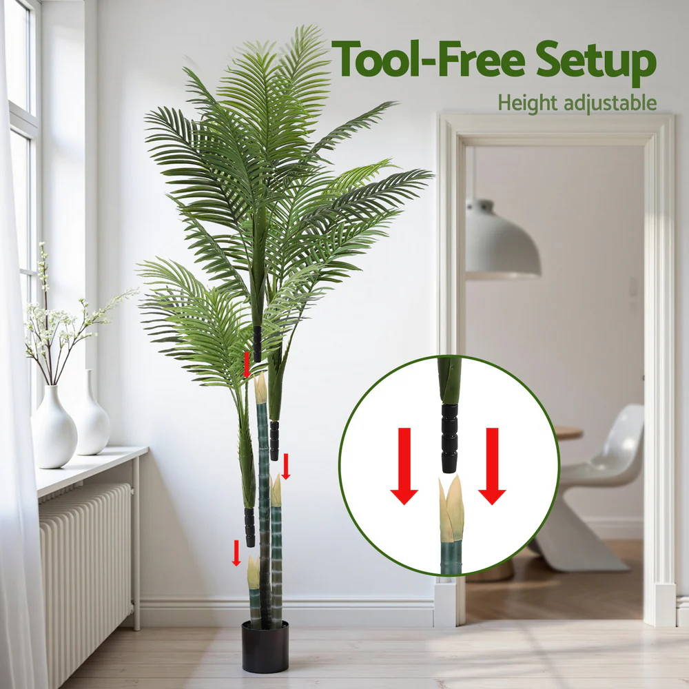 180cm Artificial Palm Tree Faux Trees Indoor Decor Artificial Plants Lifelike Plant 1.8M - Image 7