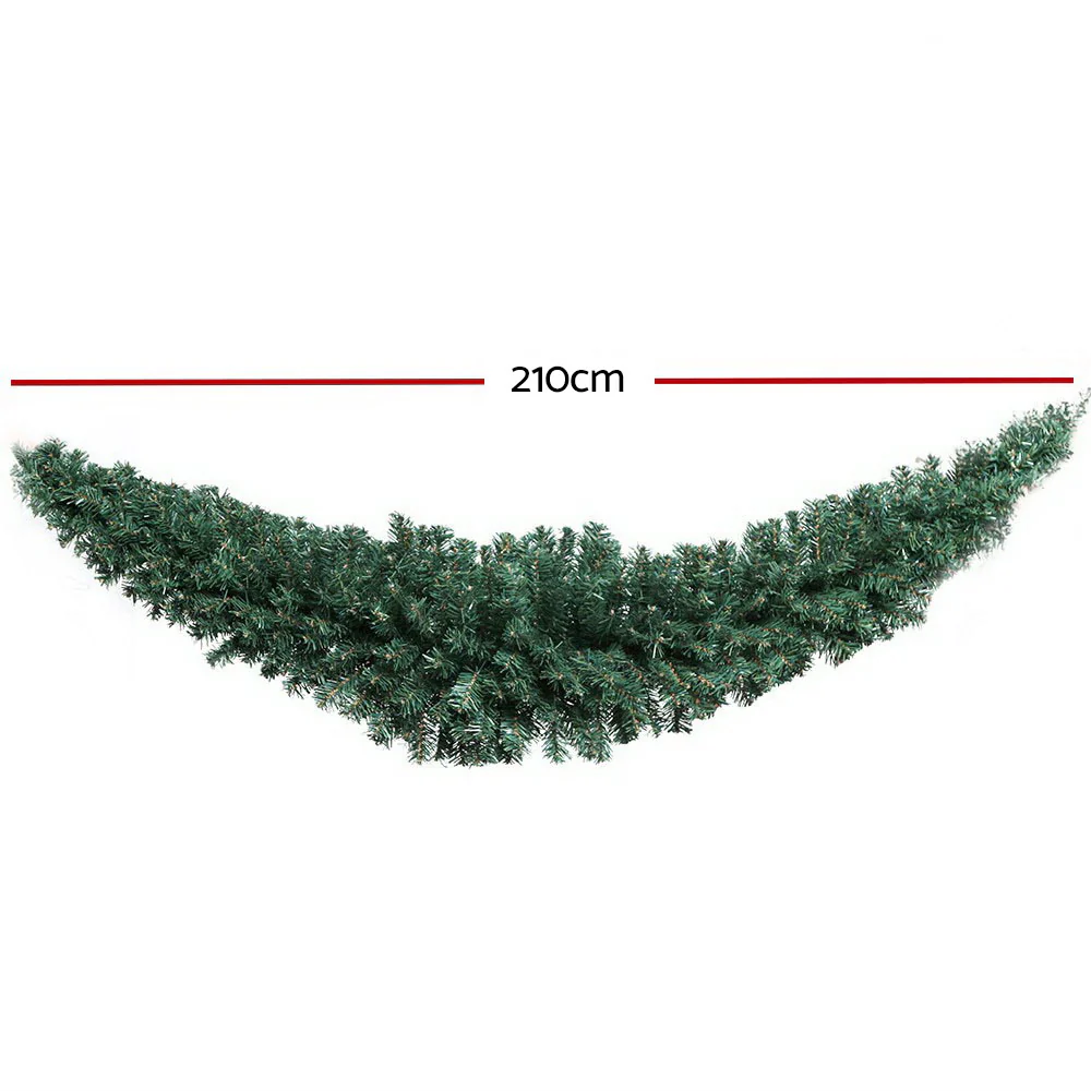 2.1m Green Christmas Garland – Ideal for Festive Party Décor - Image 3