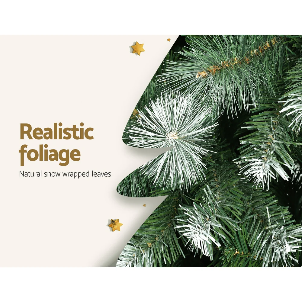 9FT / 2.7M Snowy Pine Needle Christmas Tree – 1765 Tips - Image 6