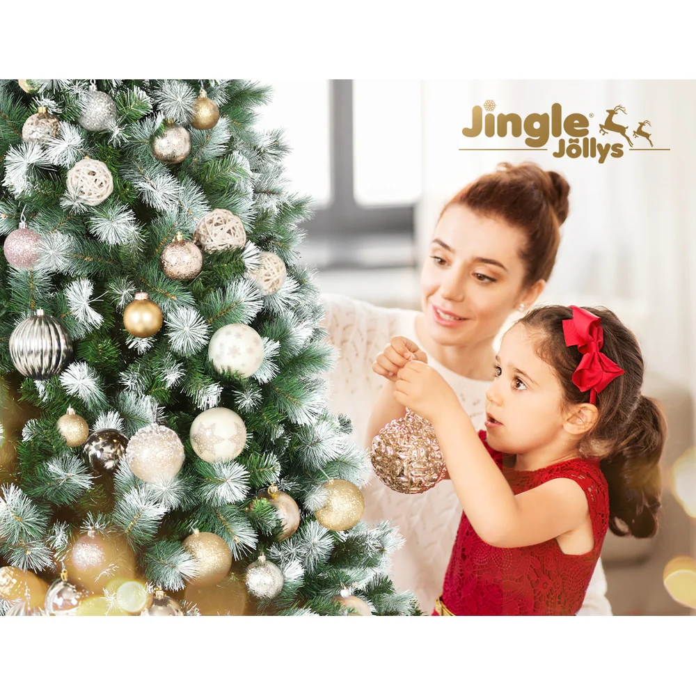 9FT / 2.7M Snowy Pine Needle Christmas Tree – 1765 Tips - Image 8