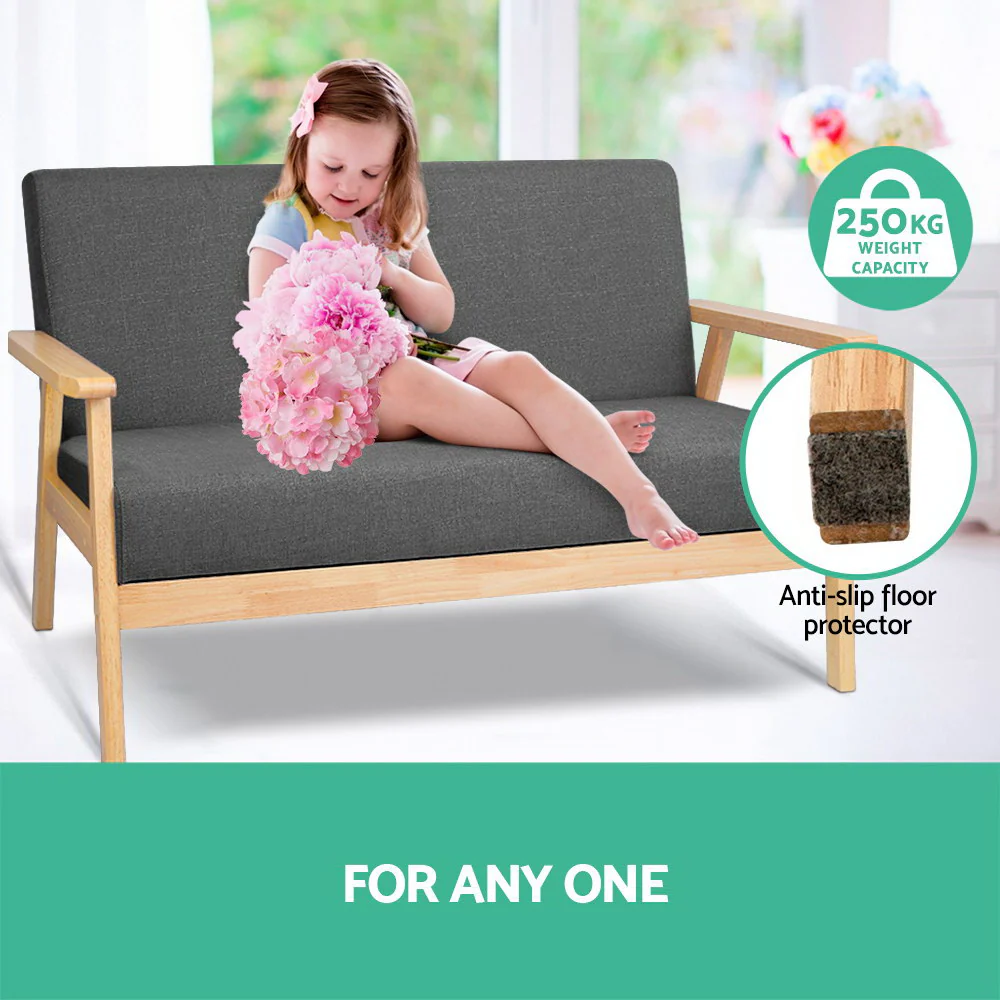 2-Seater Sofa Armchair Skane - Image 6
