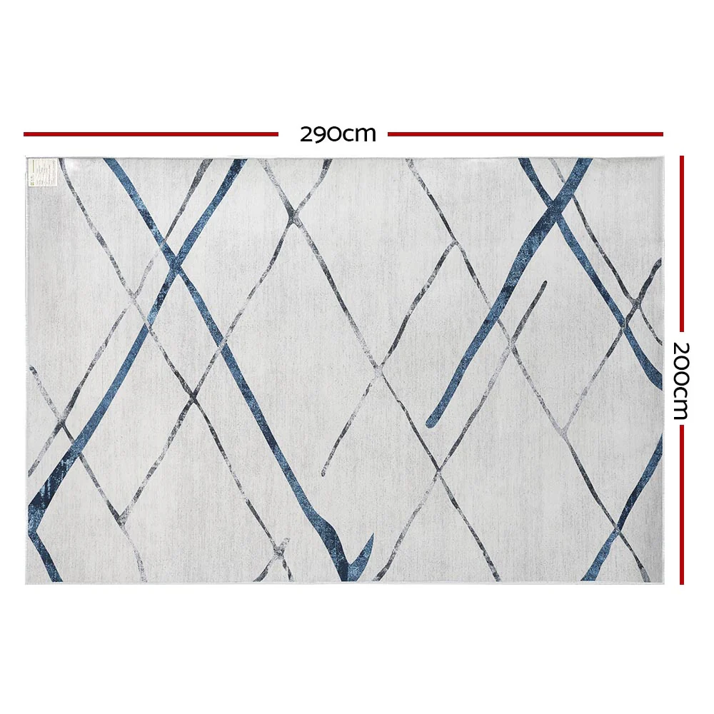 200x290cm Area Rug Washable Mat Large Carpet Soft Short Pile Jaca - Image 2