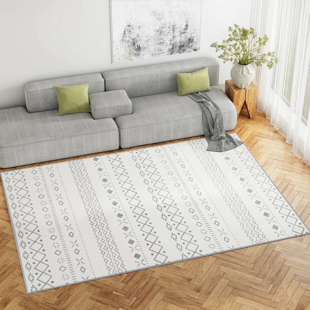 200x290cm Area Rug Washable Mat Large Carpet Soft Short Pile Una