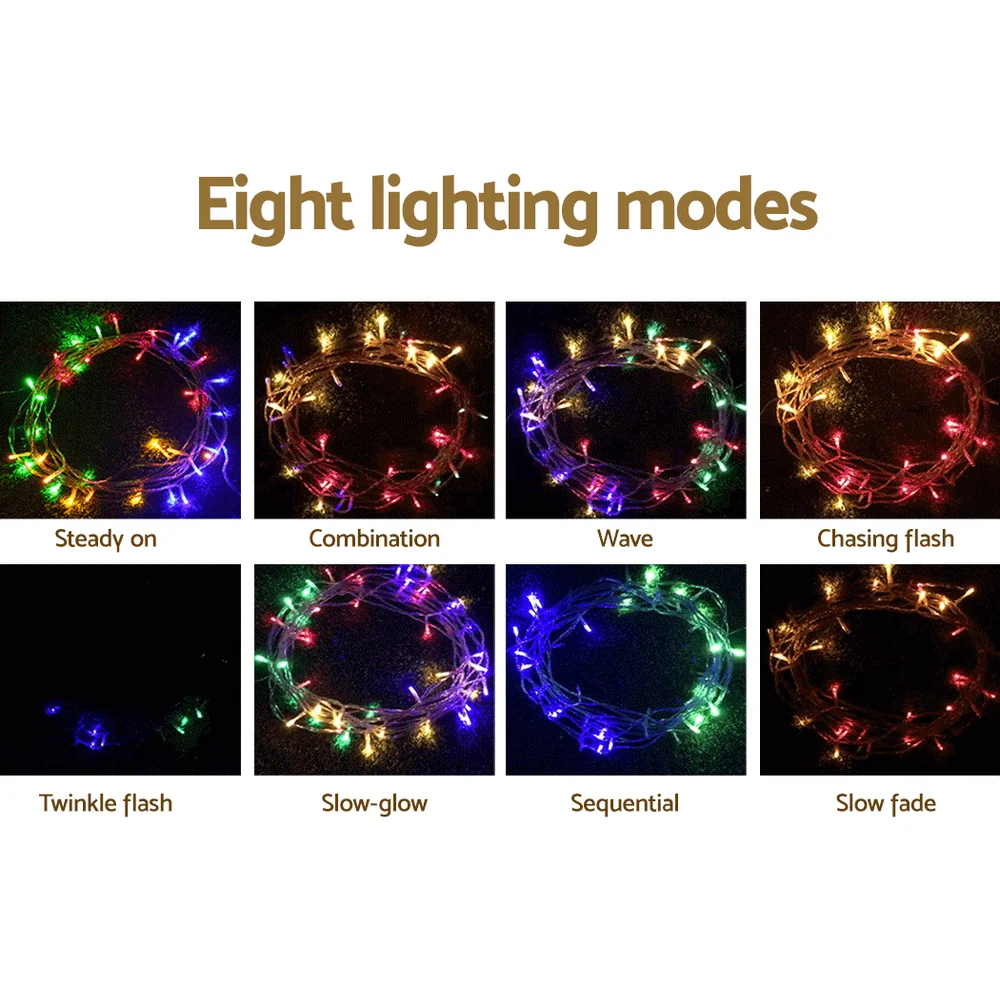 20M Christmas Lights Icicle Light 800 LED Multi-coloured - Image 4