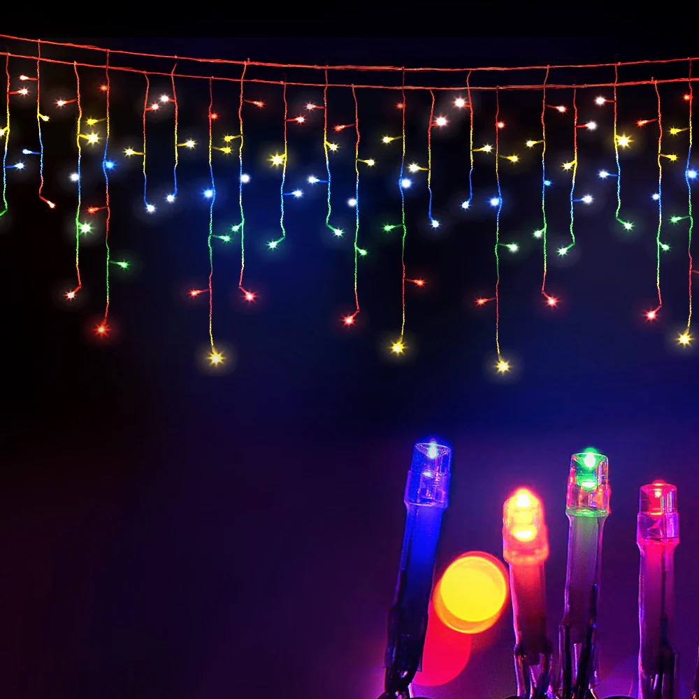20M Christmas Lights Icicle Light 800 LED Multi-coloured - Image 8
