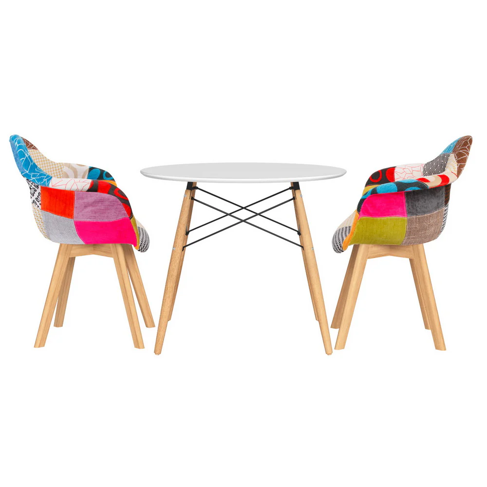 3 Piece Dining Table and Chair Set - Image 3