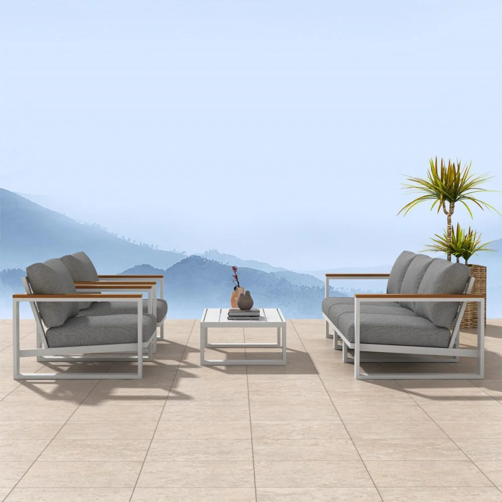 5 Seater Grandeur Lounge Suite – Charcoal Grey - Image 3