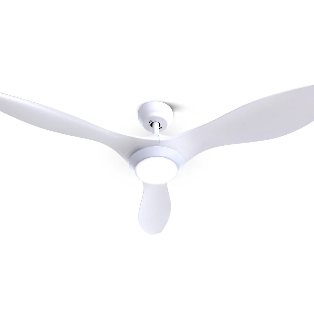 52'' Ceiling Fan DC Motor w/Light w/Remote - White - Image 8