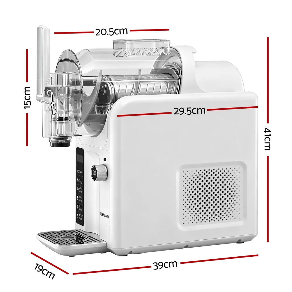 5 in 1 Slushie Machine and Ice Cream Maker 2L White – Soft Serve and Slush Maker - Image 3