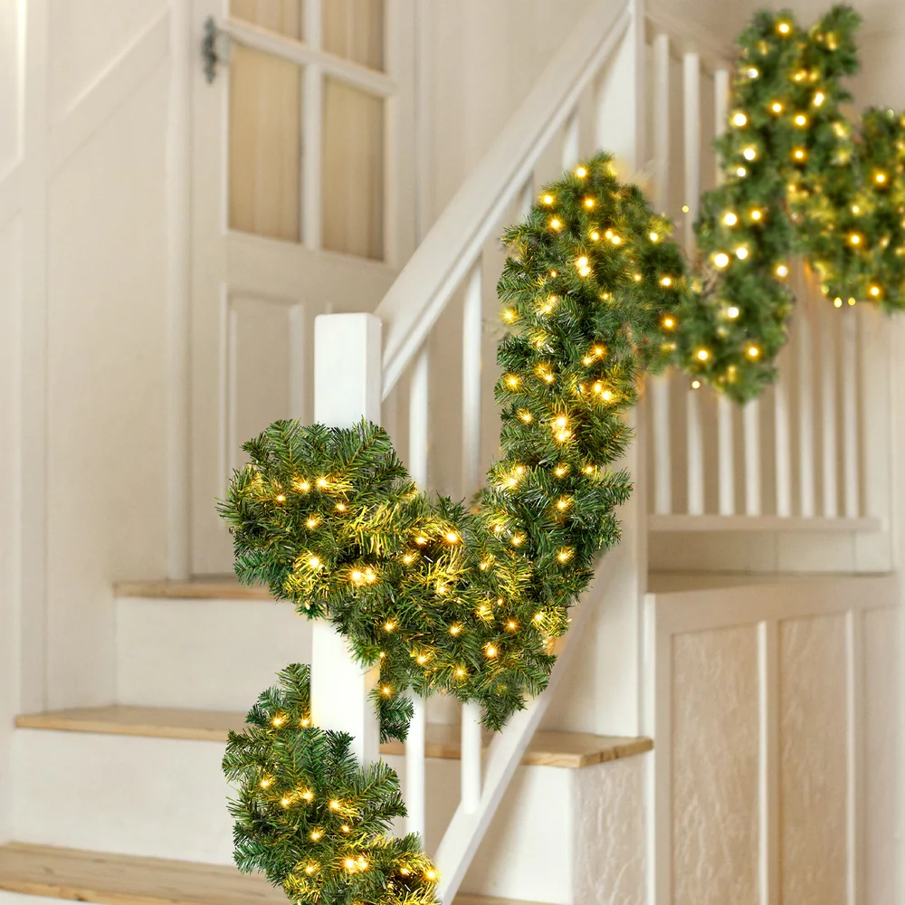 5M Christmas Garland LED Lights Party Xmas Decorations 380 TIPS - Image 7