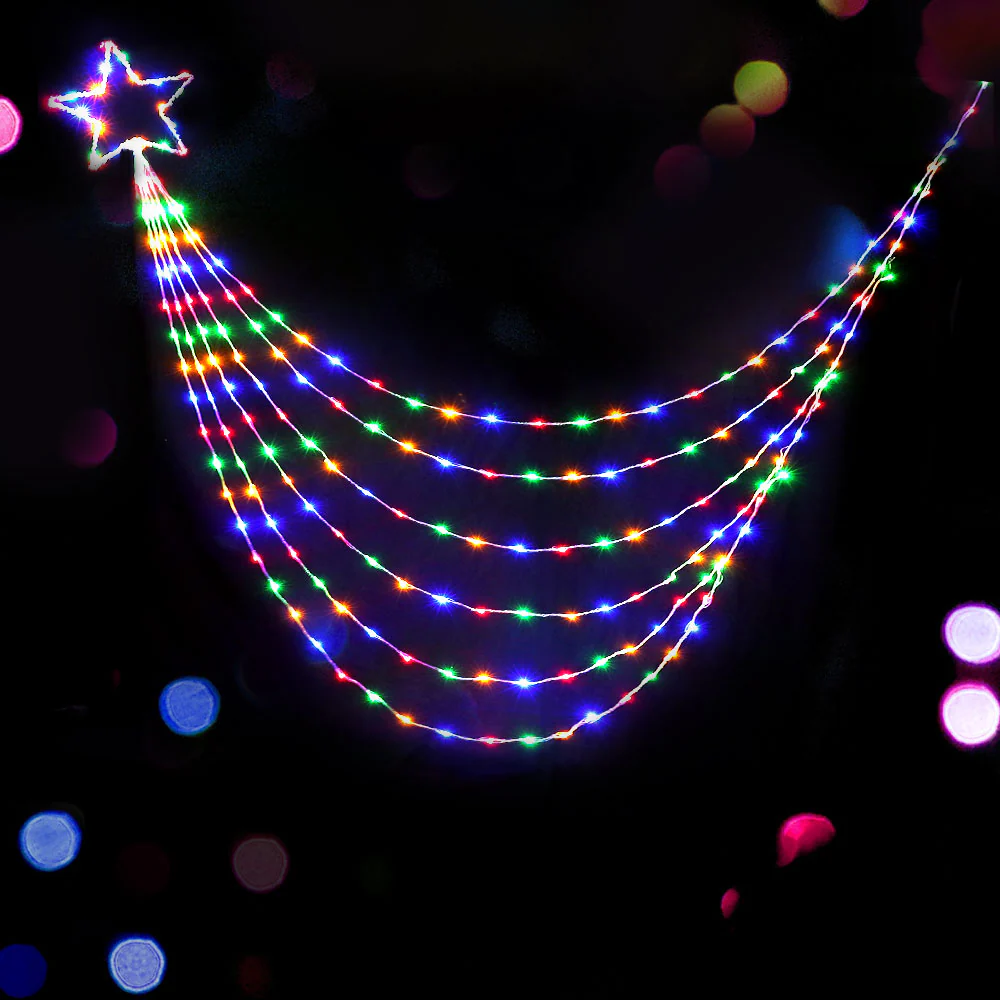 5M Solar Christmas Lights String Light 320 LED - Image 7