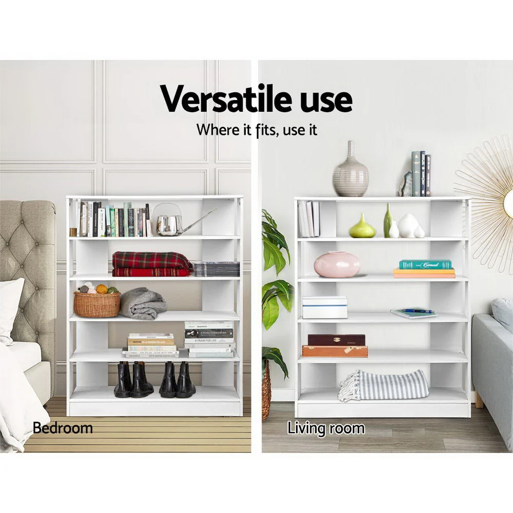 6-Tier Shoe Rack – White (Holds up to 30 Pairs) - Image 6