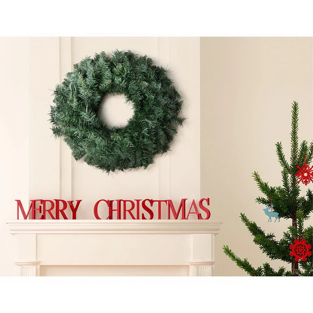 60cm Christmas Wreath Garland – Festive Holiday Décor - Image 4