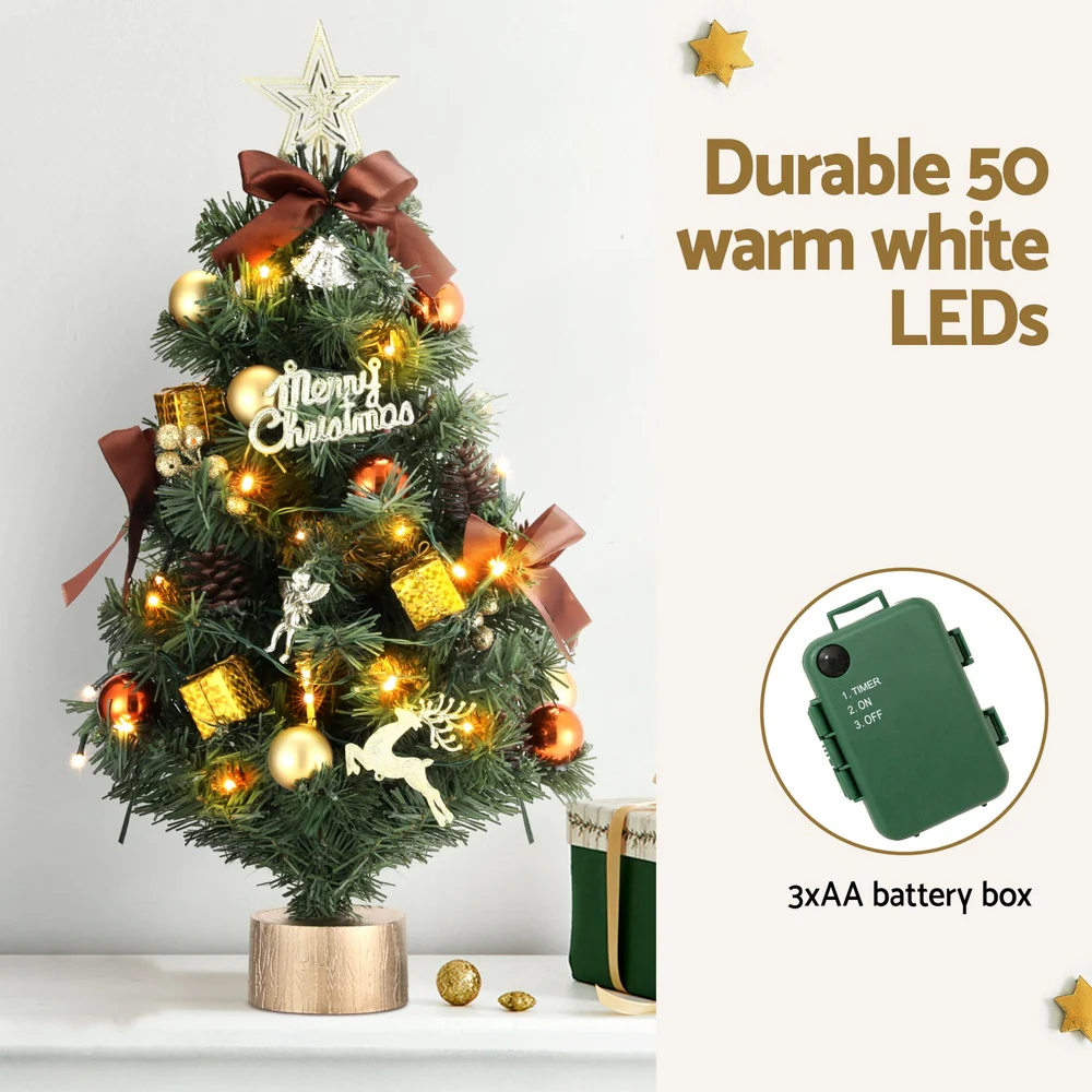 60CM Tabletop LED Christmas Tree – Perfect Mini Xmas Tree Decoration - Image 6