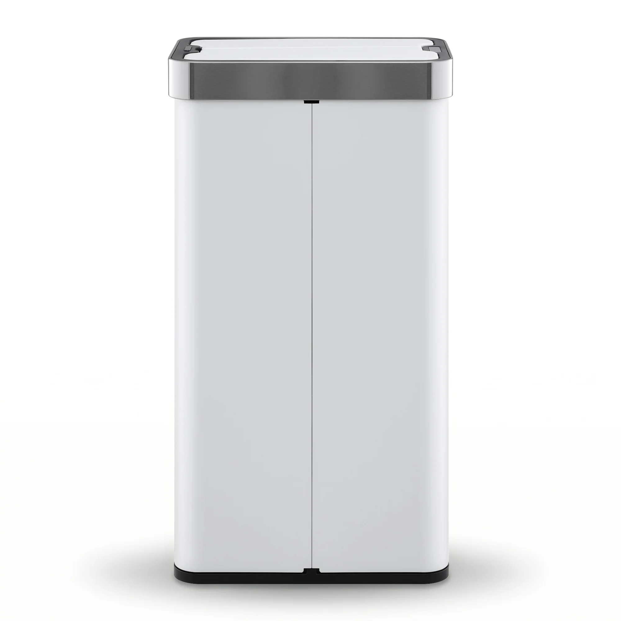 70L Automatic Sensor Rubbish Bin with Touchless Lid & Liner Holder - White - Image 3