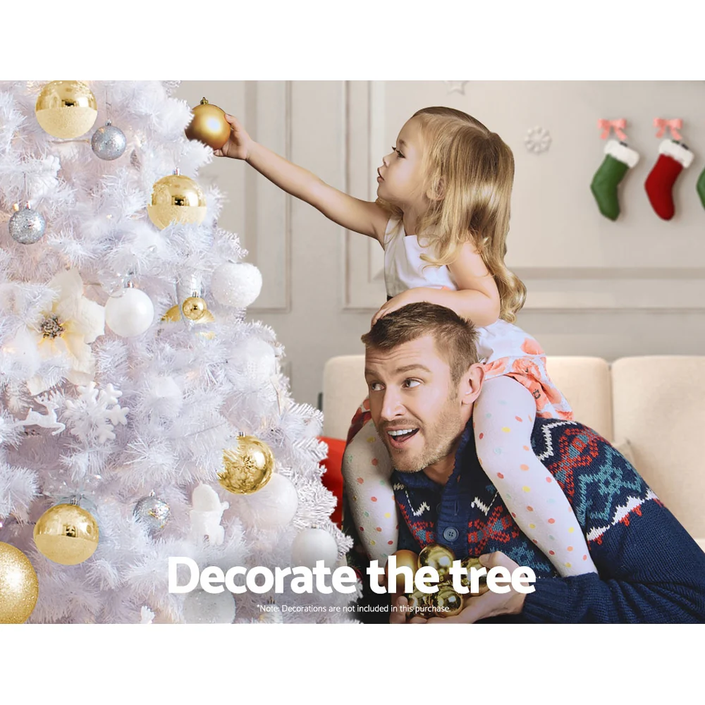 7FT / 2.1M White Christmas Tree – 1000 Tips - Image 6