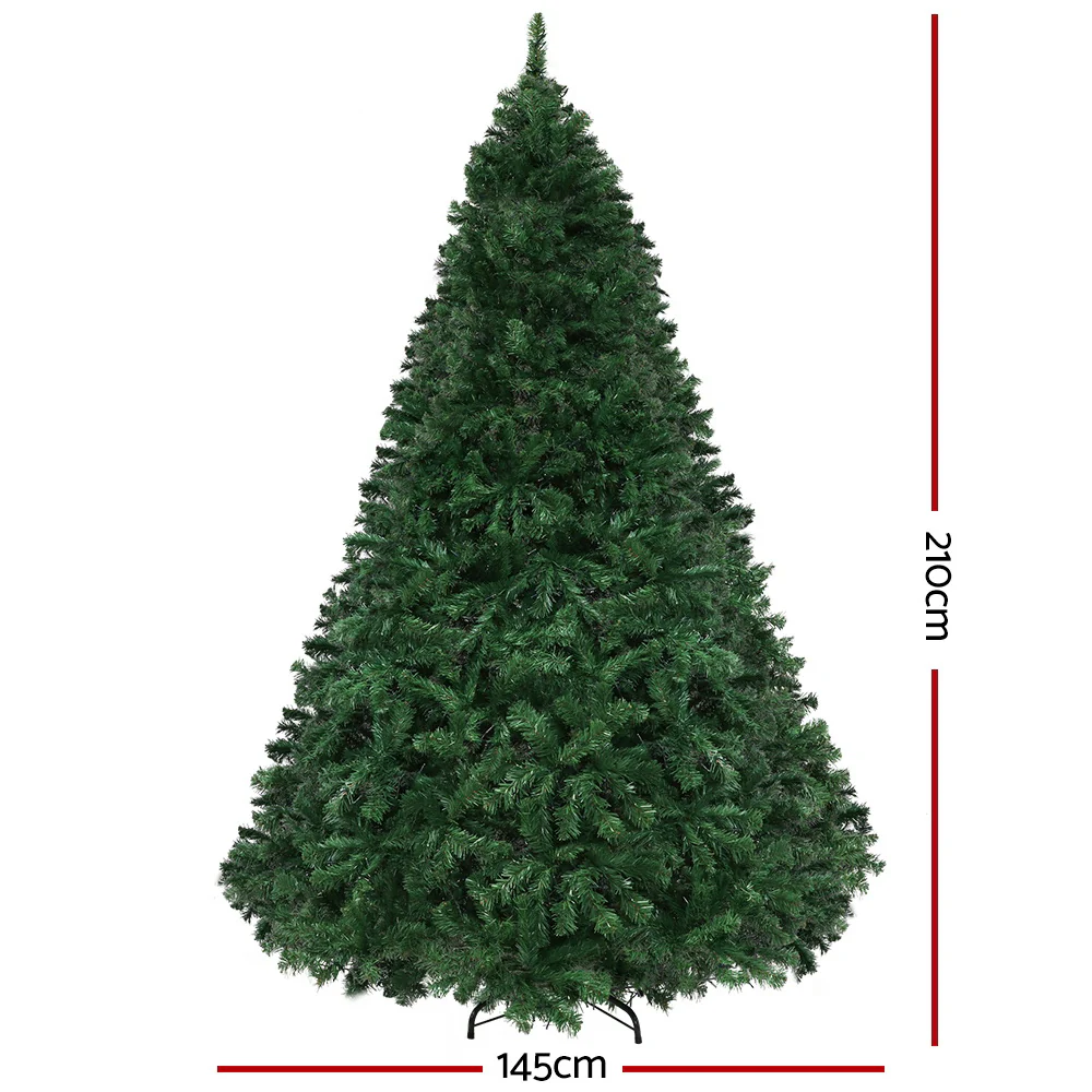 7FT / 2.1M Christmas Tree – 1221 Tips – Pre-lit 2800 Multi-Colour LED Lights (8 Modes) - Image 3