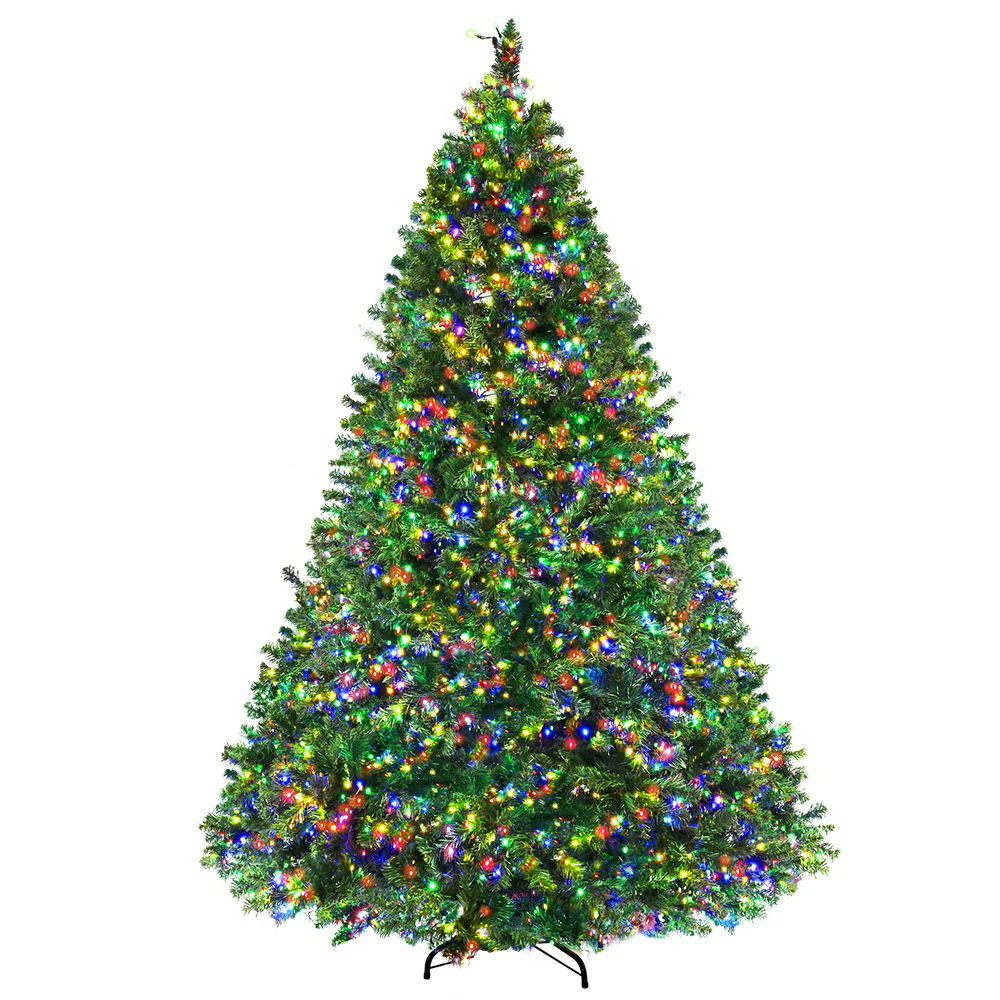 7FT / 2.1M Christmas Tree – 1221 Tips – Pre-lit 2800 Multi-Colour LED Lights (8 Modes) - Image 4