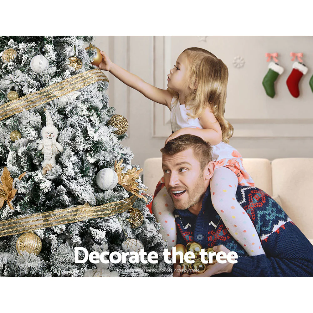 7FT / 2.1M Snowy Christmas Tree – 1106 Tips - Image 7