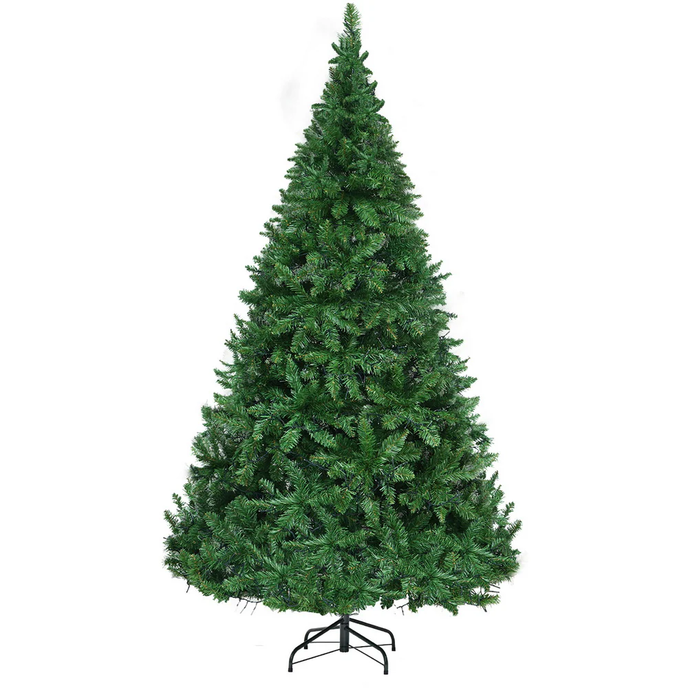 8FT / 2.4M Christmas Tree – 1488 Tips – Pre-lit 1488 Warm White LED Lights - Image 4
