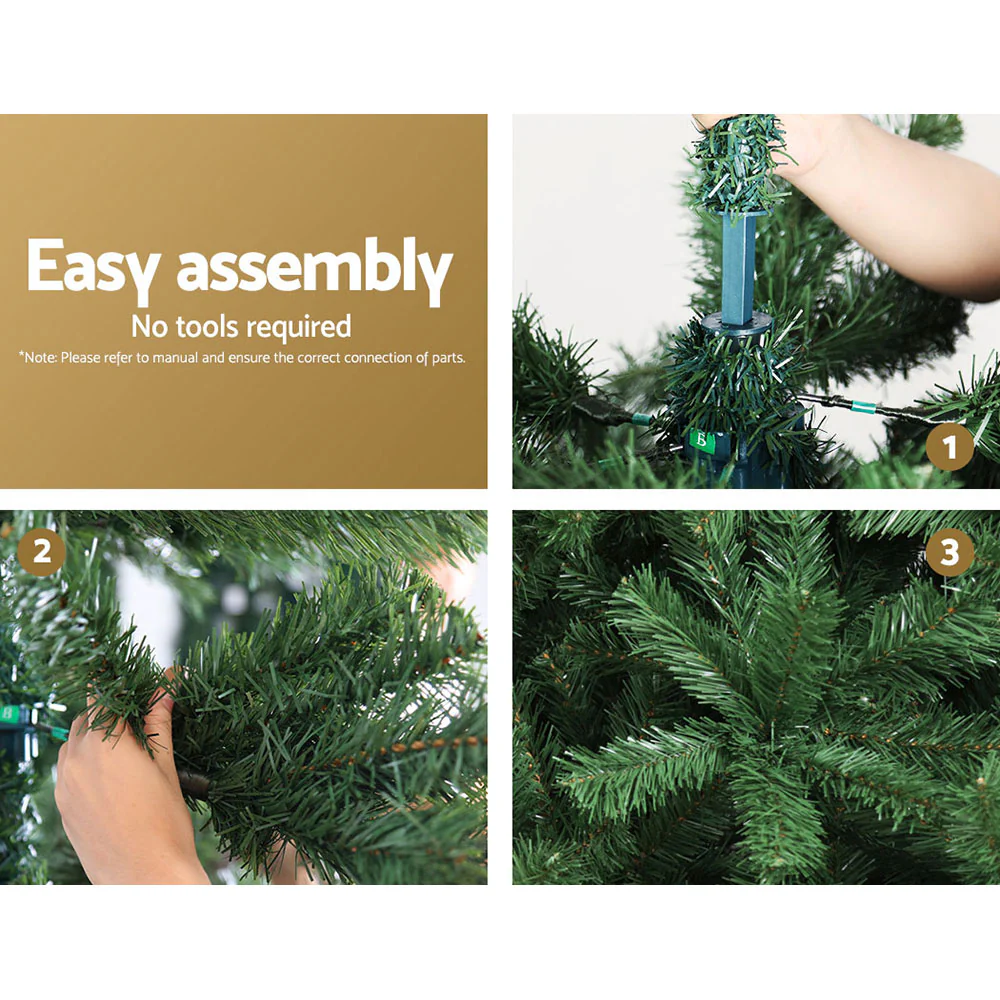 8FT / 2.4M Green Christmas Tree – 1400 Tips - Image 5