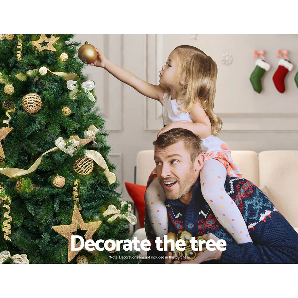 8FT / 2.4M Pine Needle Christmas Tree – 2100 Tips – Classic Full Design - Image 7