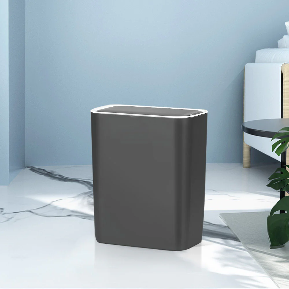 9L Motion Sensor Bin Rubbish Automatic Ash Black