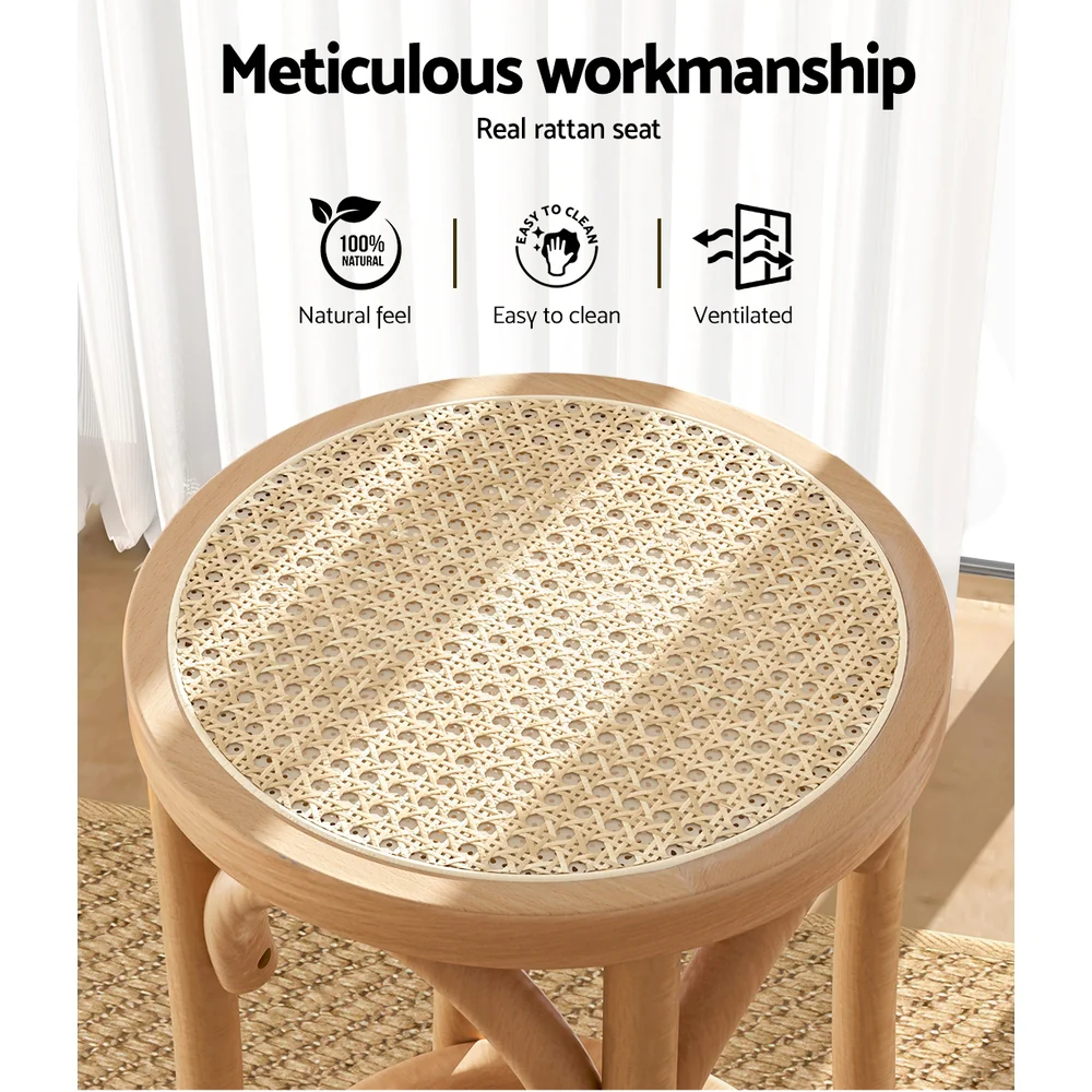 Apri Rattan Seat Bar Stool - Image 4