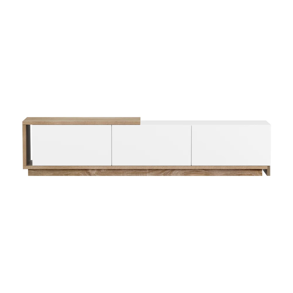 Arlo Extendable TV Unit – Oak & White - Image 5