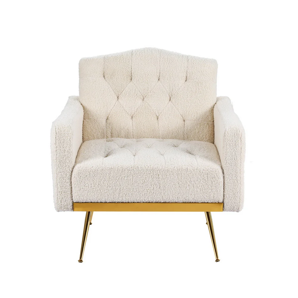 Armchair Boucle Beige Nicole - Image 3